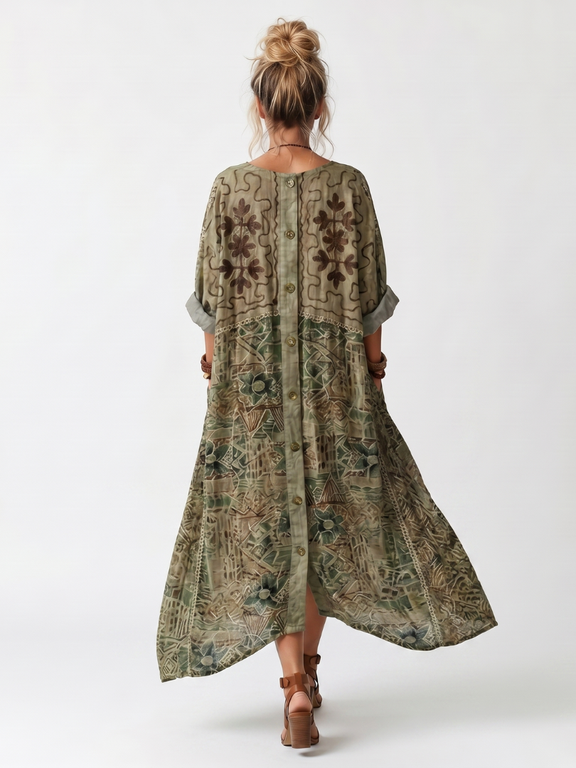 The Berangere Button Front Dress