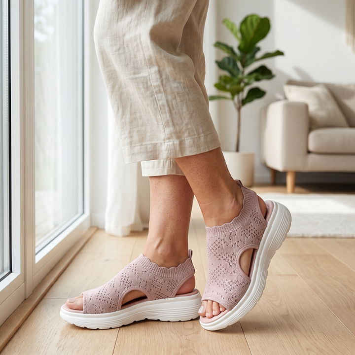 The Valdine Wedge Sandal