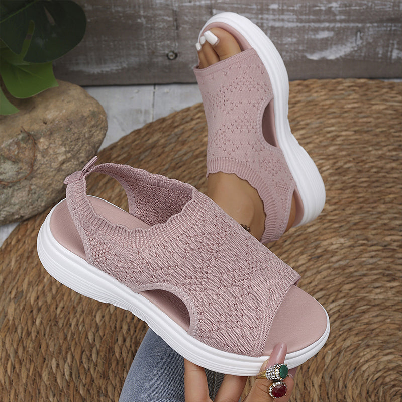 The Valdine Wedge Sandal