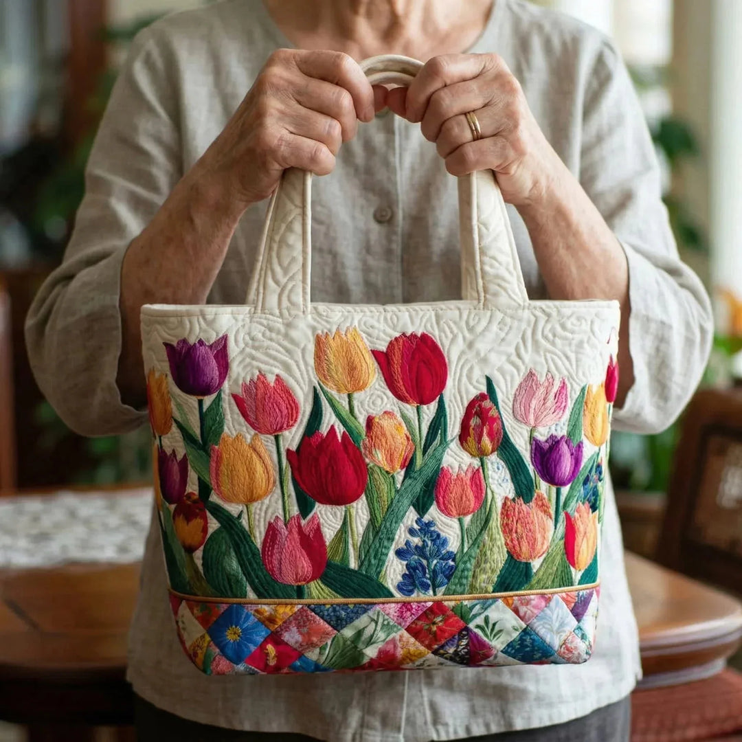 The Floriane Quilted Tote