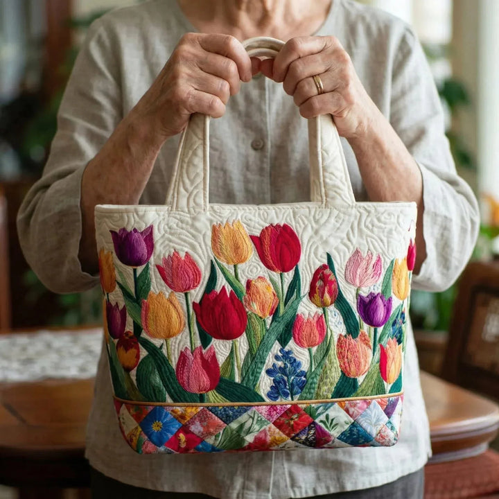 The Floriane Quilted Tote