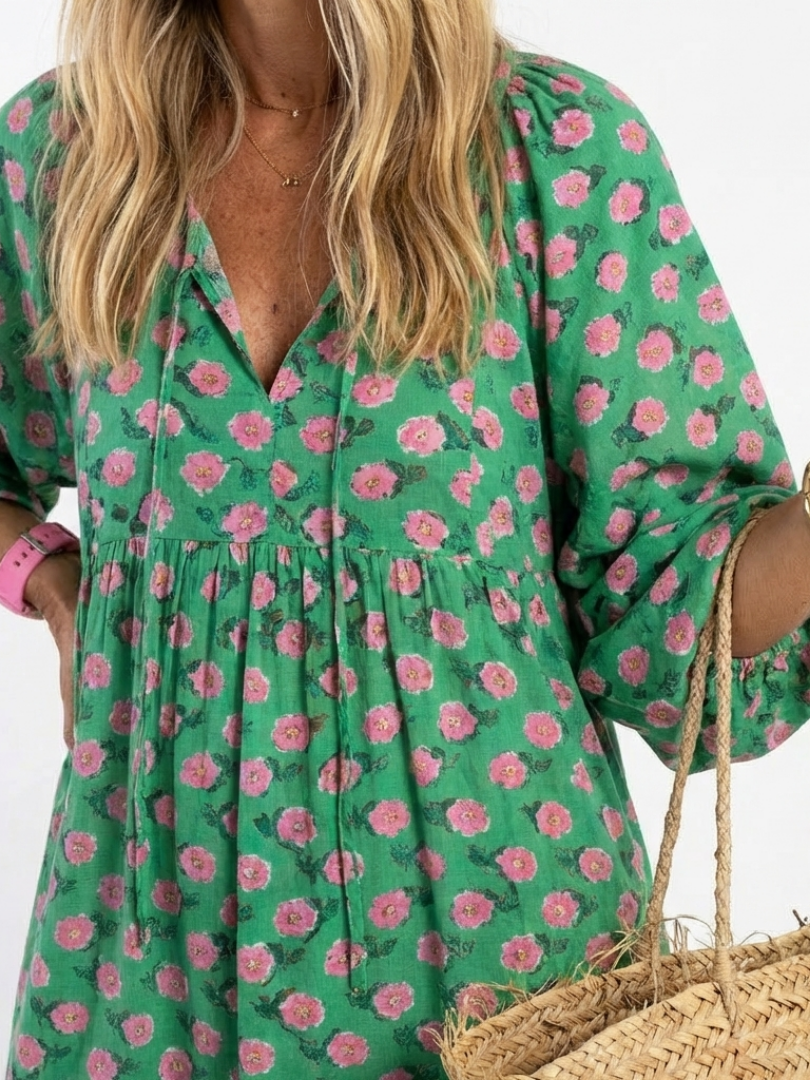 The Carline Tiered Maxi Dress