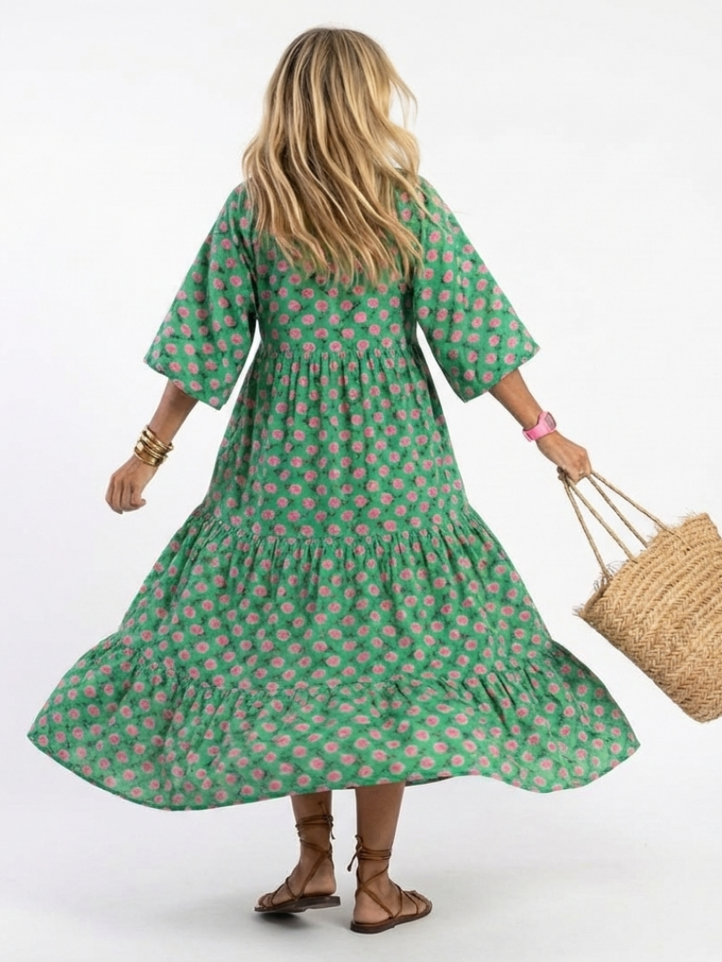 The Carline Tiered Maxi Dress