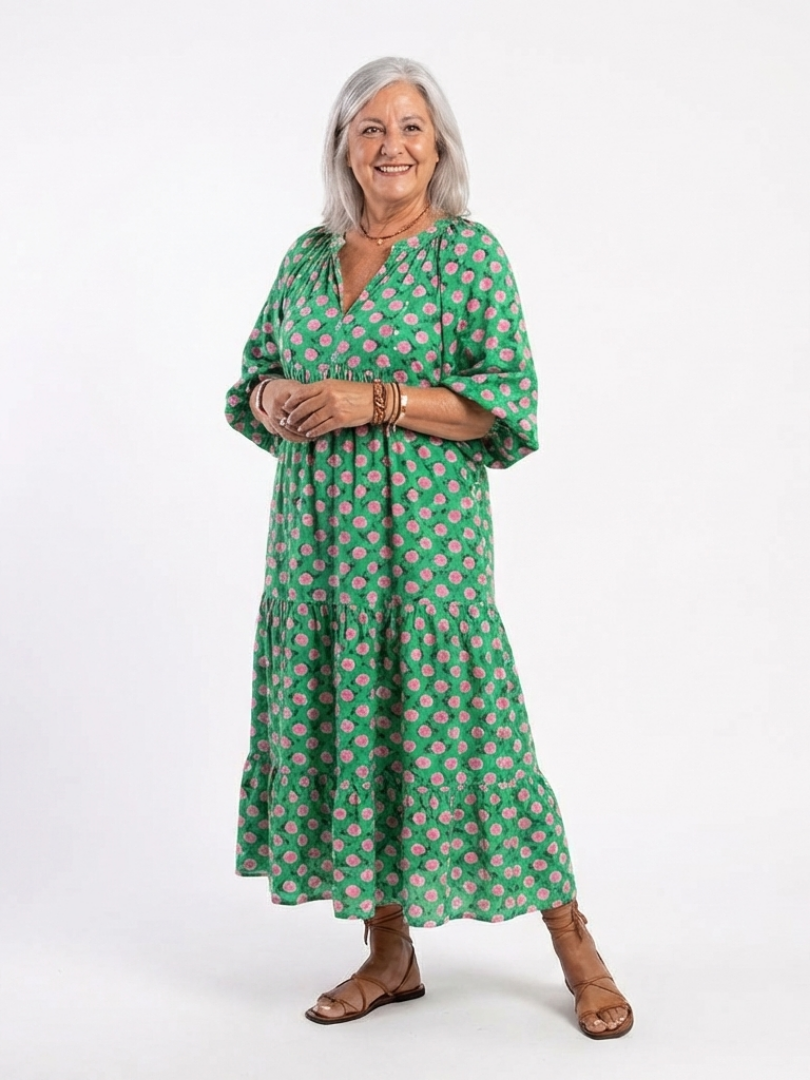 The Carline Tiered Maxi Dress