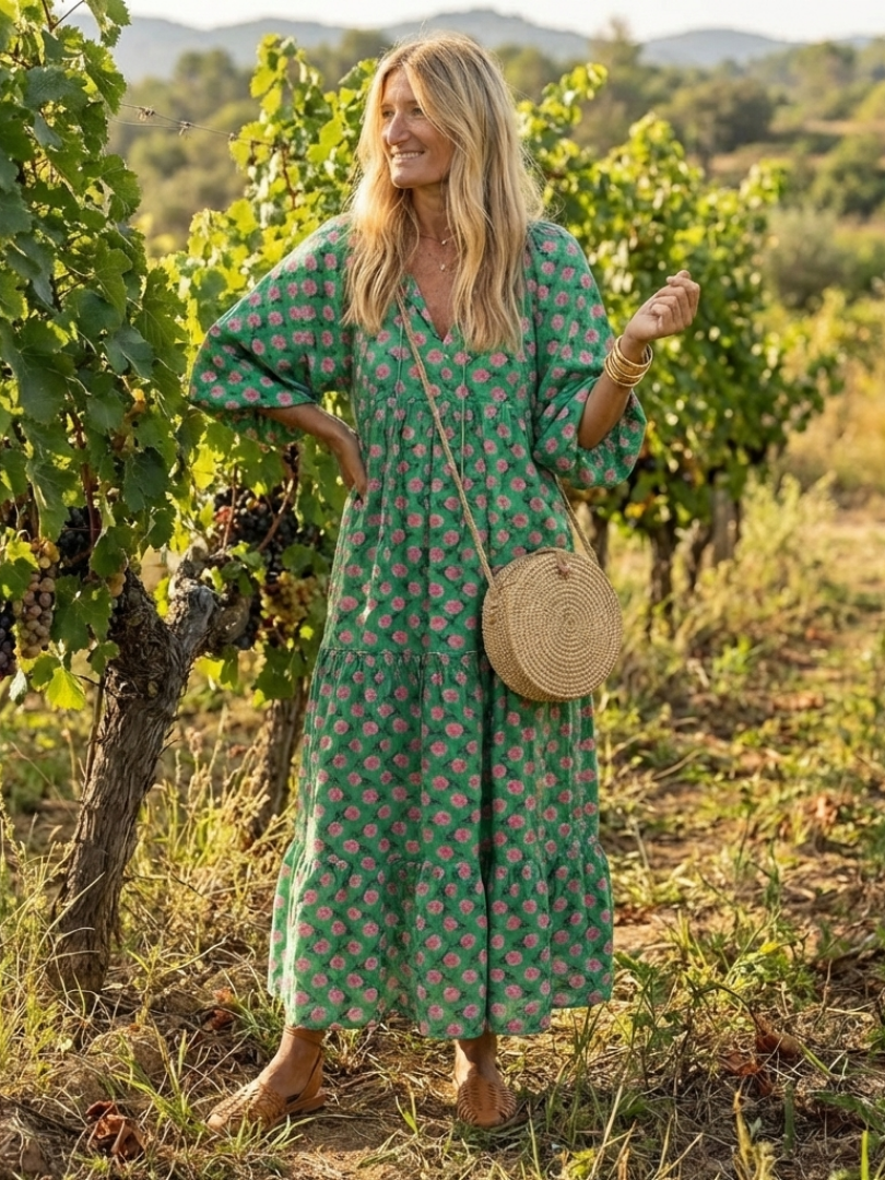 The Carline Tiered Maxi Dress