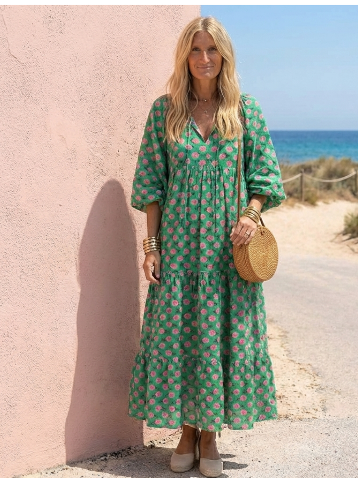 The Carline Tiered Maxi Dress