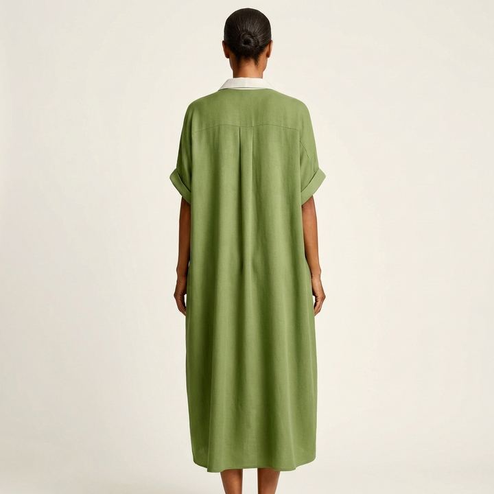 The Adelais Shirt Dress