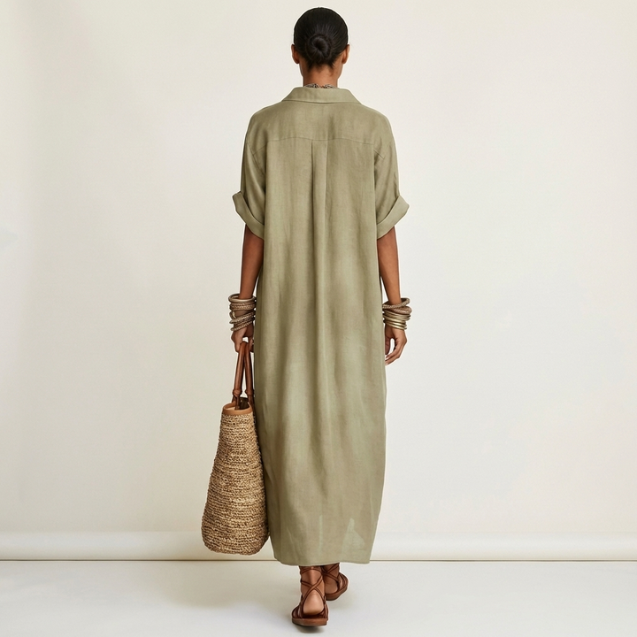 The Adelais Shirt Dress
