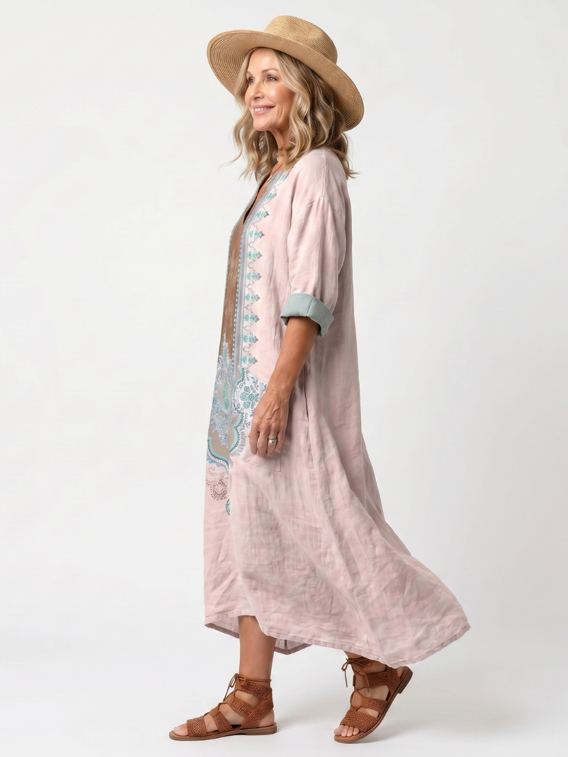 The Berthe Panel Pocket Dress