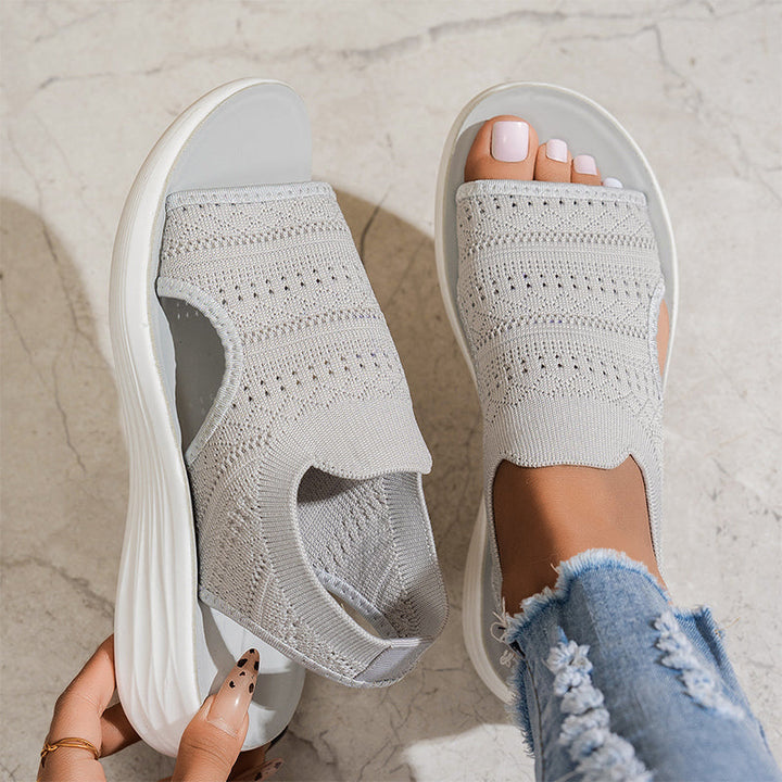 The Toinette Wedge Sandal