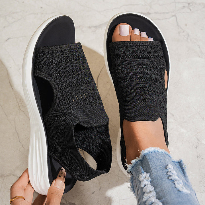 The Toinette Wedge Sandal