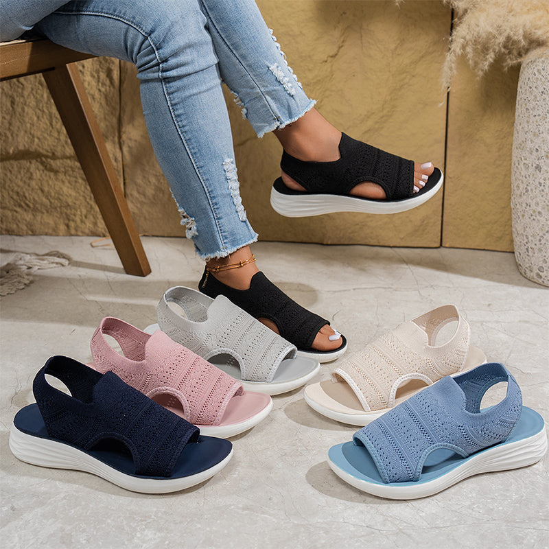 The Toinette Wedge Sandal