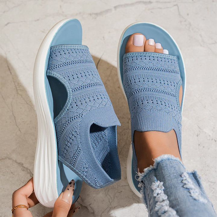 The Toinette Wedge Sandal