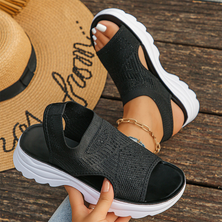 The Sebastienne Knit Sandal