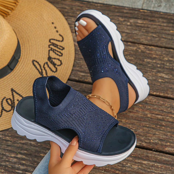 The Sebastienne Knit Sandal