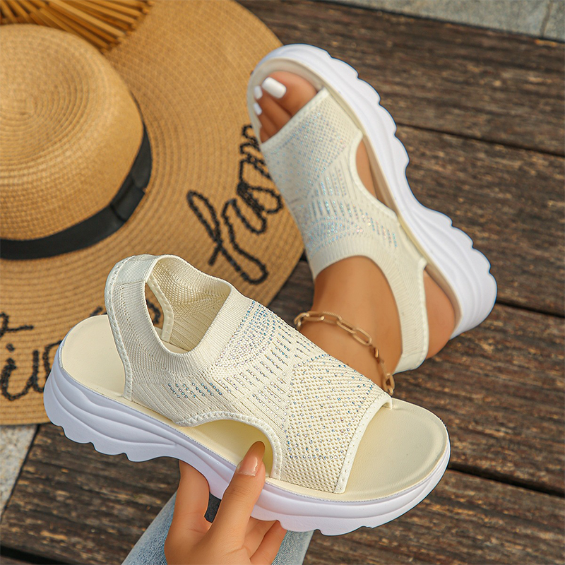 The Sebastienne Knit Sandal