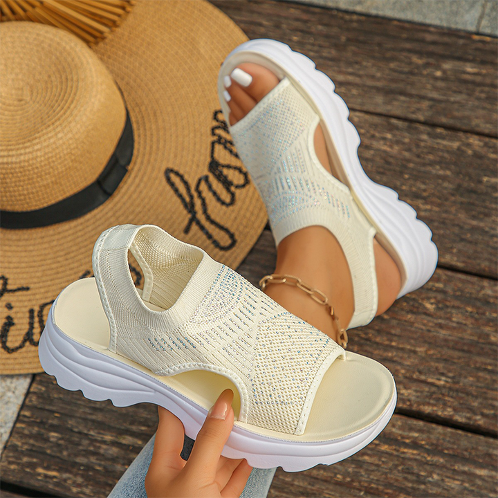 The Sebastienne Knit Sandal