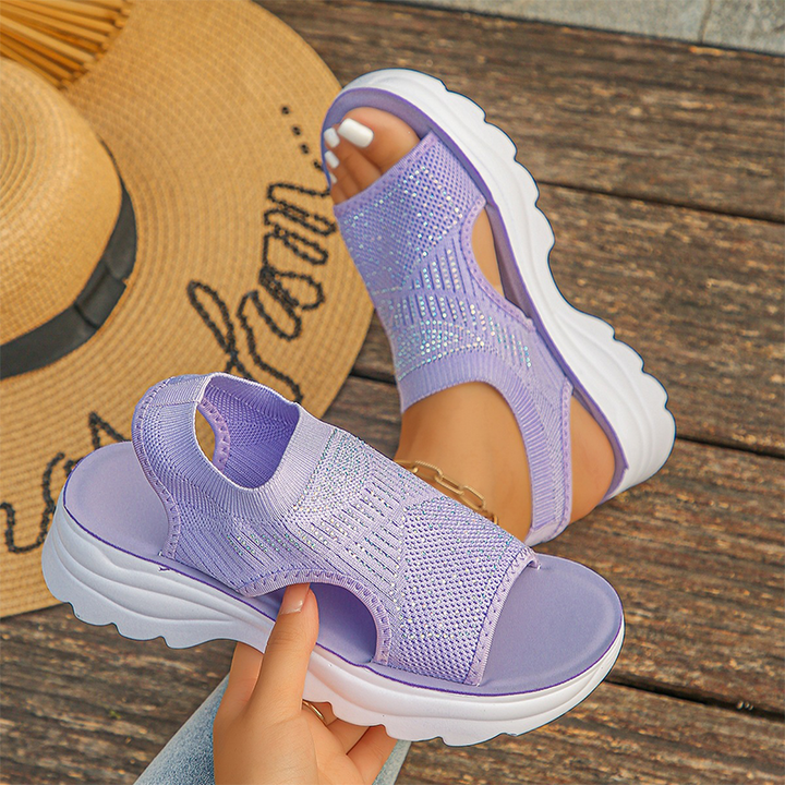 The Sebastienne Knit Sandal