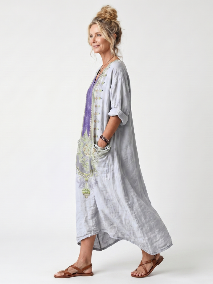 The Benedicte Panel Maxi Dress