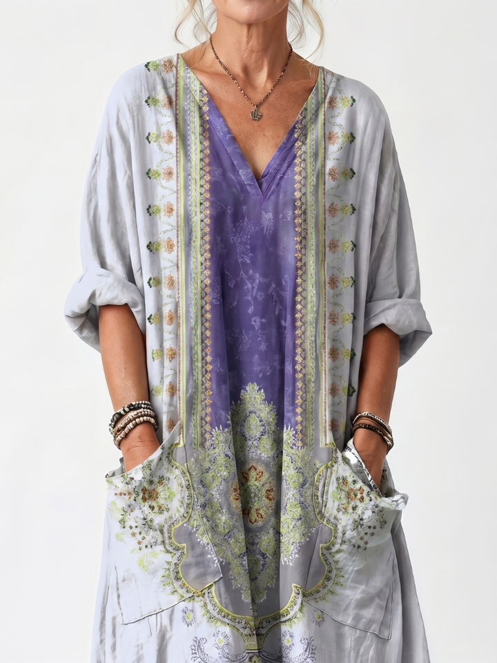 The Benedicte Panel Maxi Dress