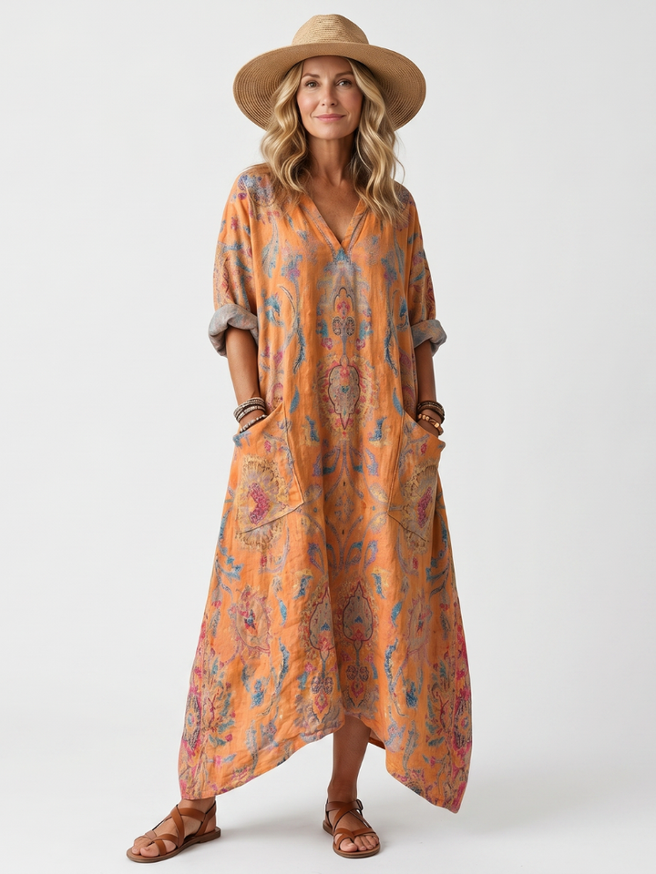 The Basilie Pocket Maxi Dress