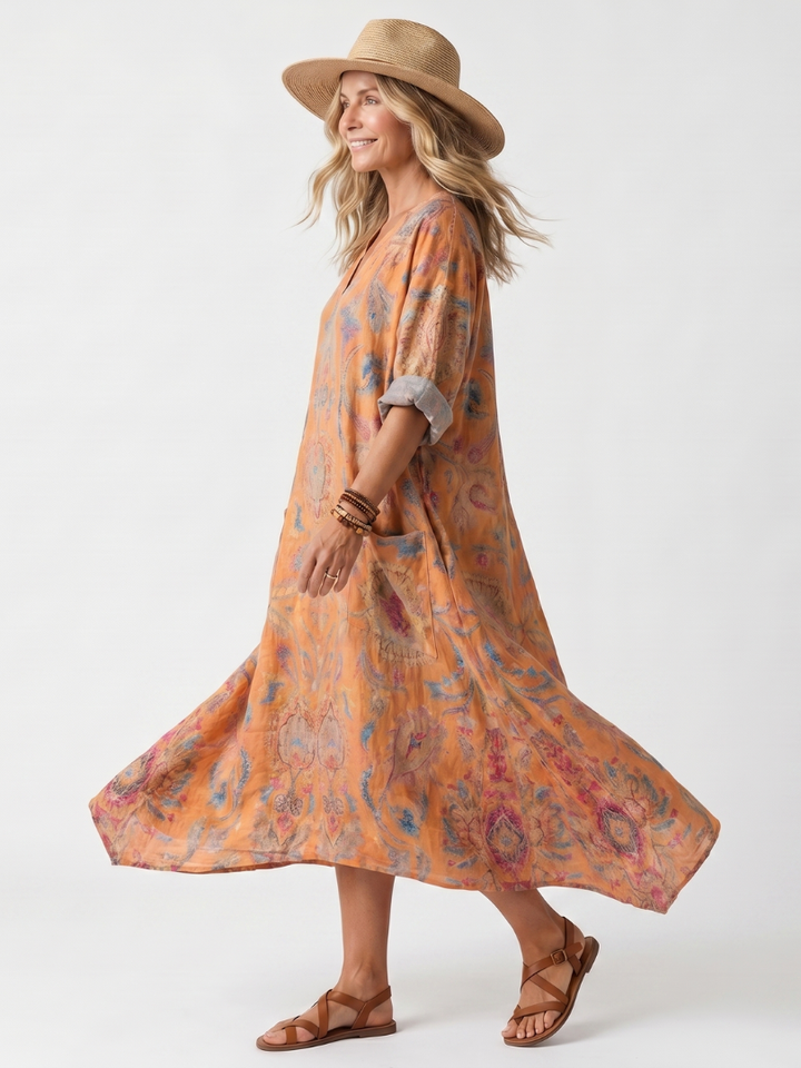 The Basilie Pocket Maxi Dress