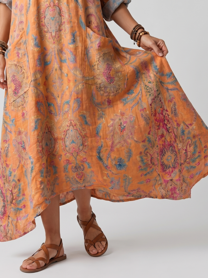 The Basilie Pocket Maxi Dress