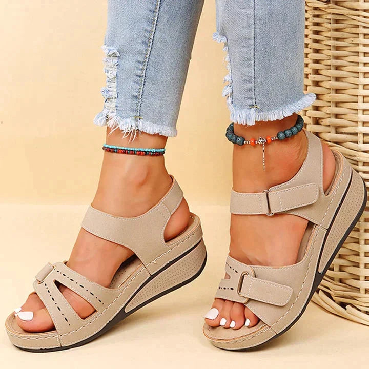 The Adelphine Wedge Sandal