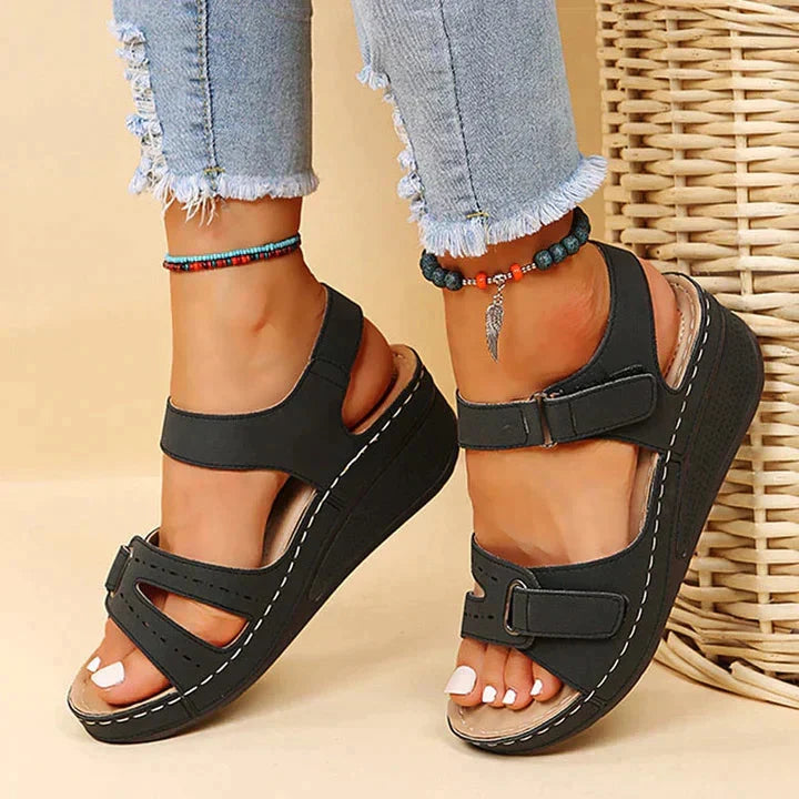 The Adelphine Wedge Sandal
