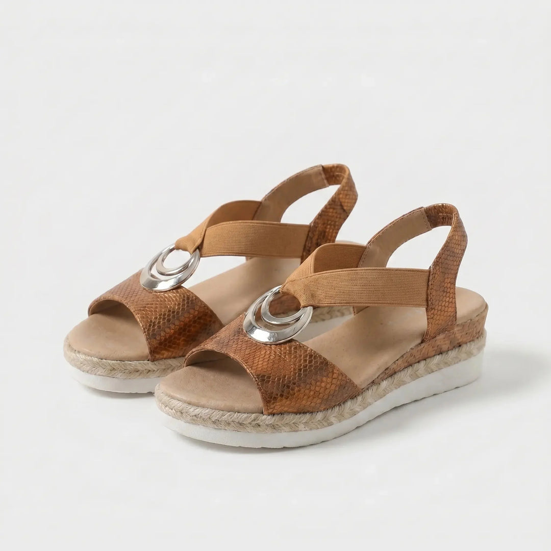 The Zelie Wedge Sandal