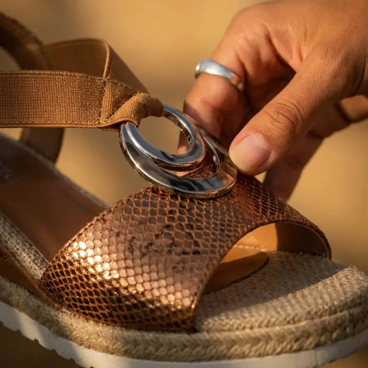 The Zelie Wedge Sandal