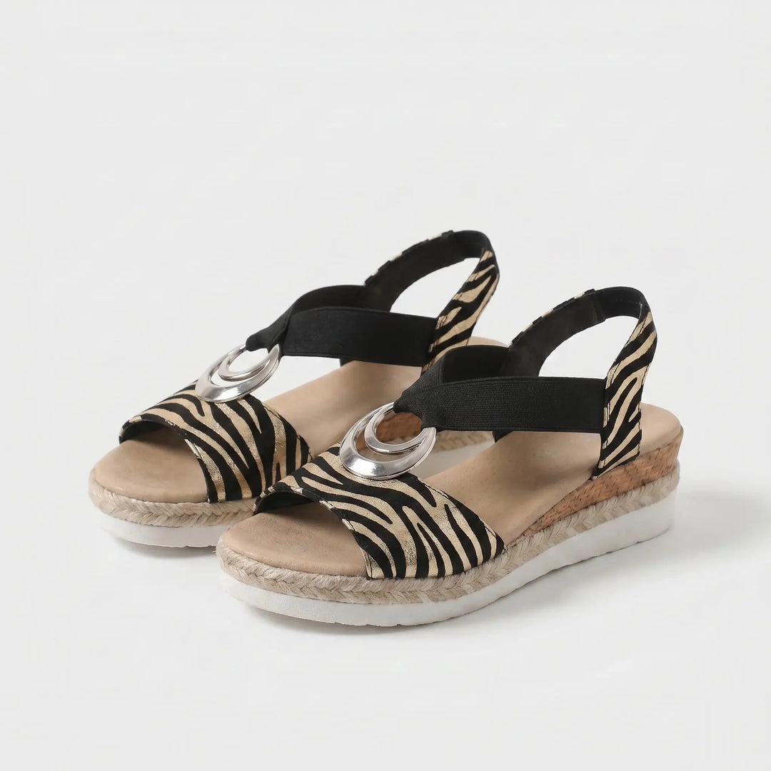 The Zelie Wedge Sandal