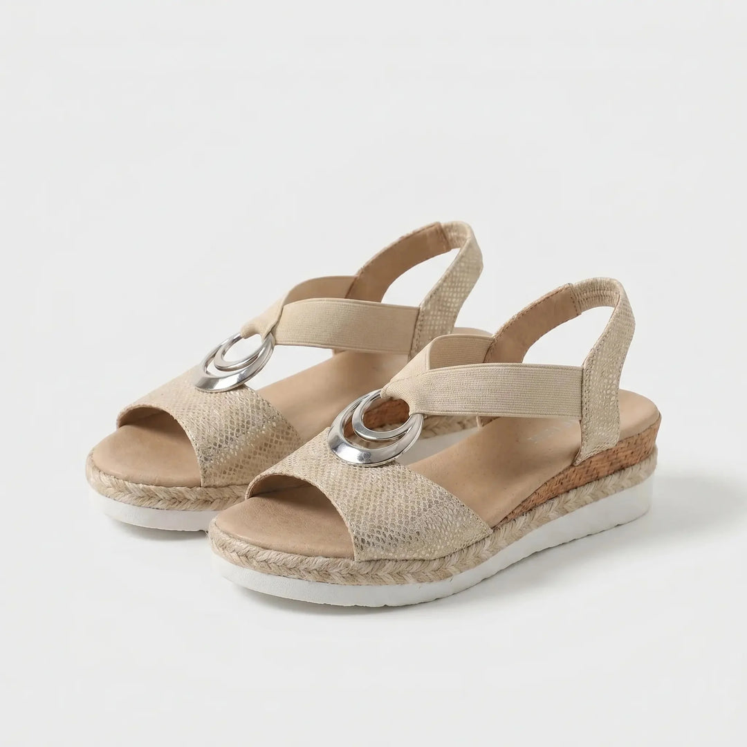 The Zelie Wedge Sandal