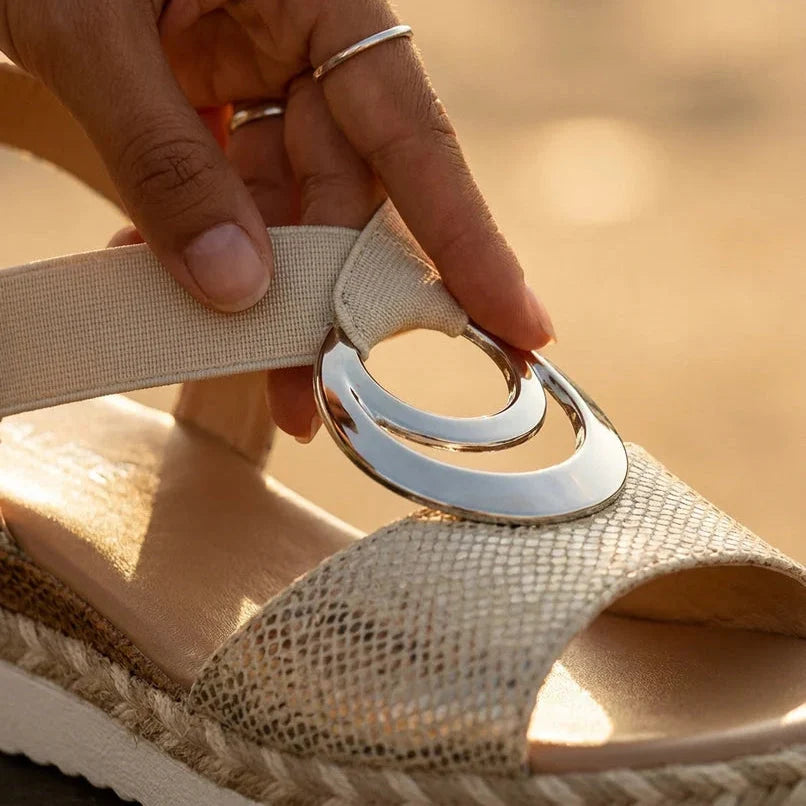 The Zelie Wedge Sandal