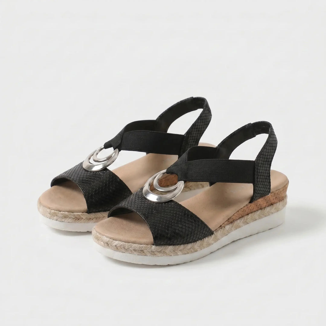 The Zelie Wedge Sandal