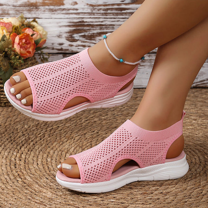 The Amaline Wedge Sandal