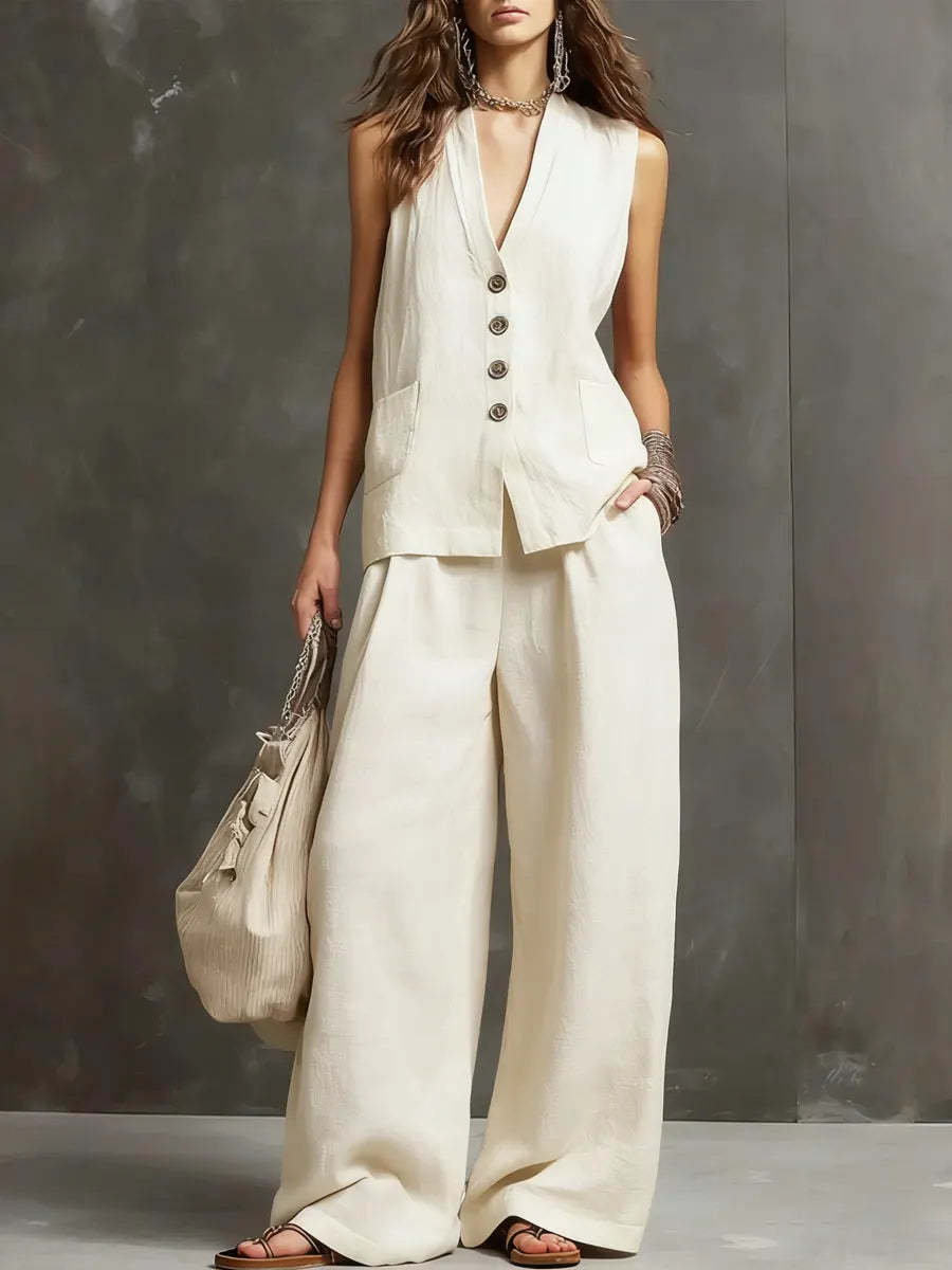 The Isabelle Vest Trouser Ensemble