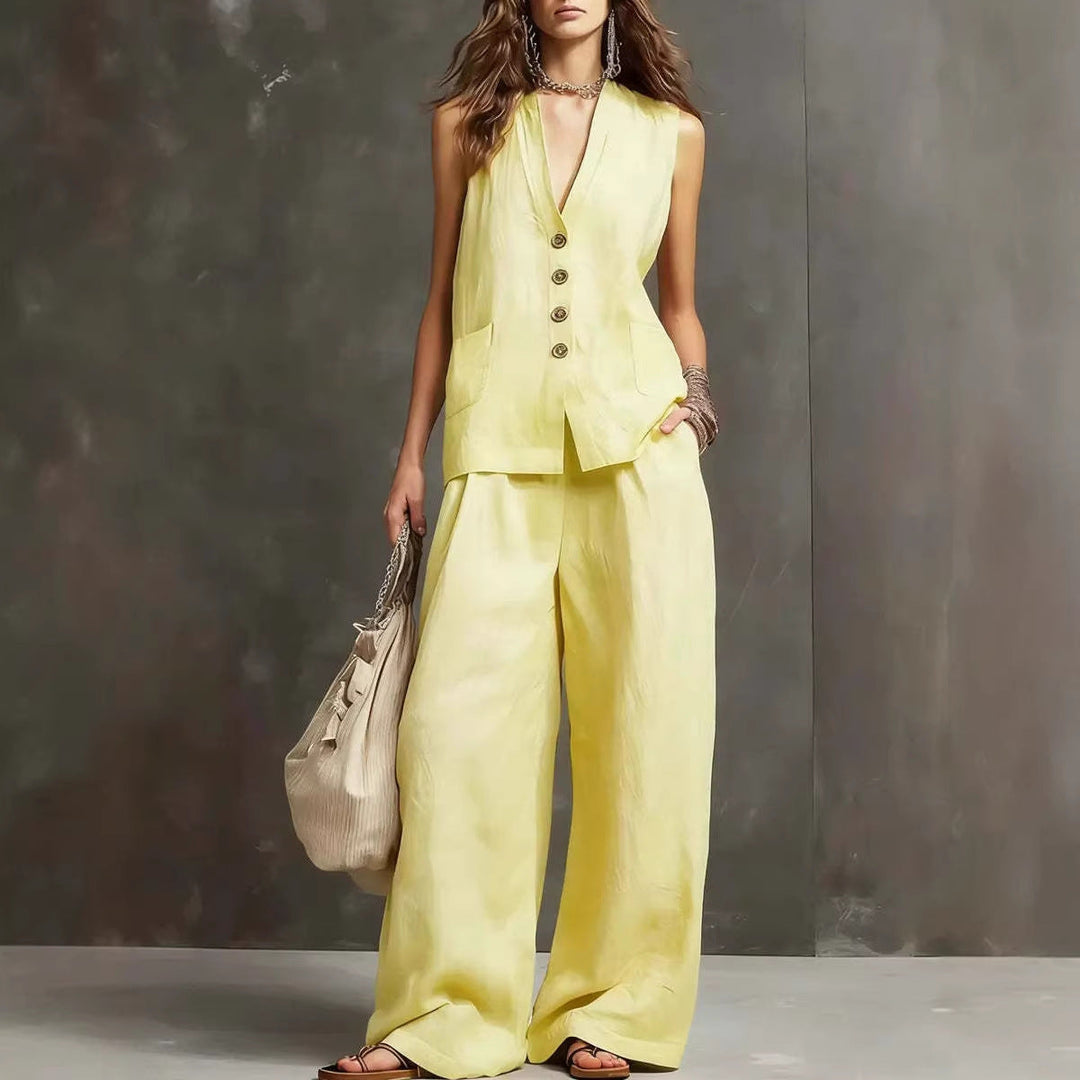The Isabelle Vest Trouser Ensemble