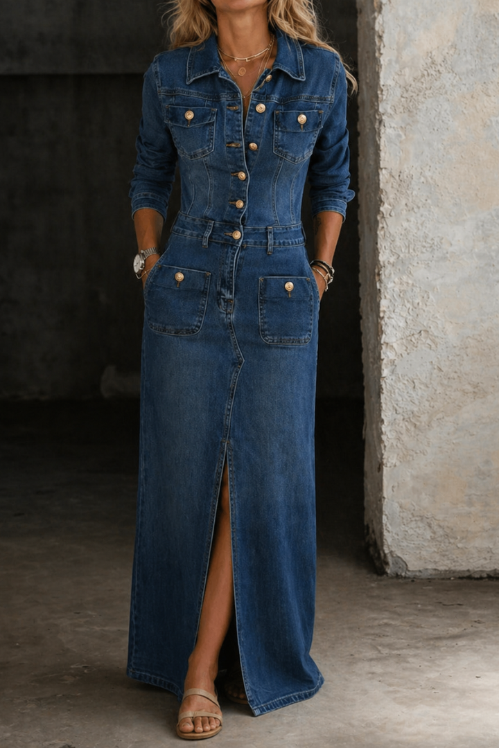 The Isolde Relaxed Midi Dress