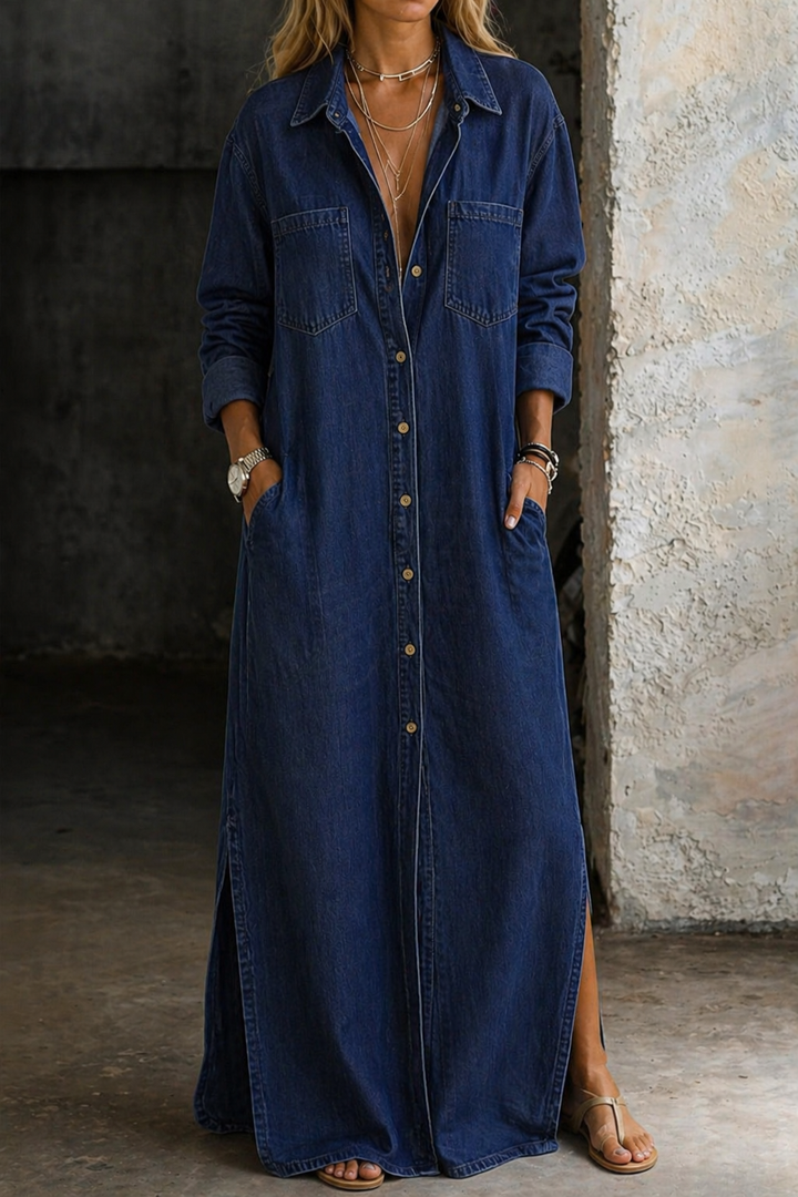 The Naomi Button Front Dress