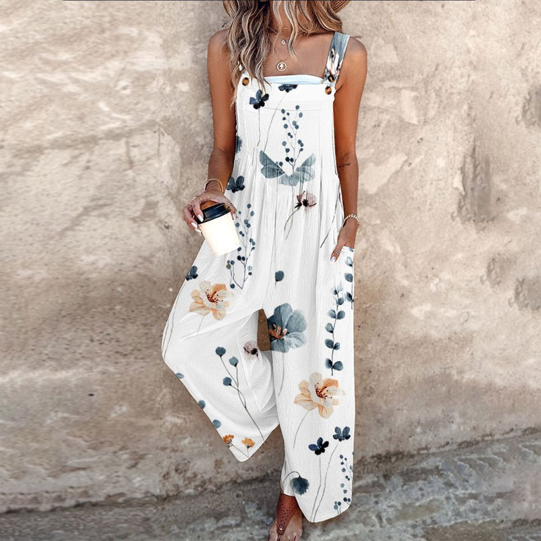 The Sylvie Printed Overalls